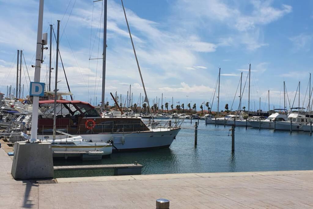 Bel Appartement Vue Sur Le Lac Marin Avec Piscine Le Barcarès Kültér fotó